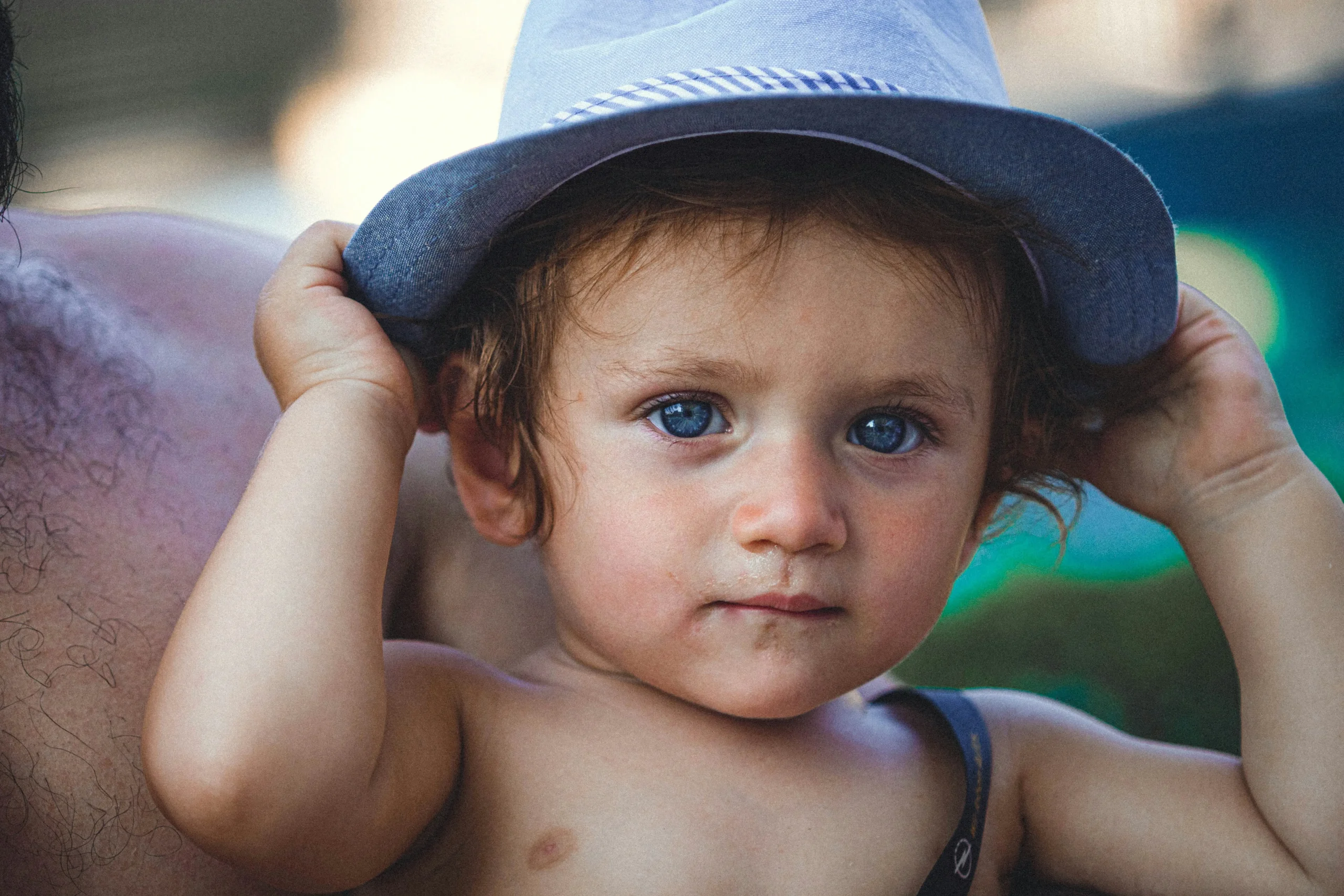 baby boy wearing hat