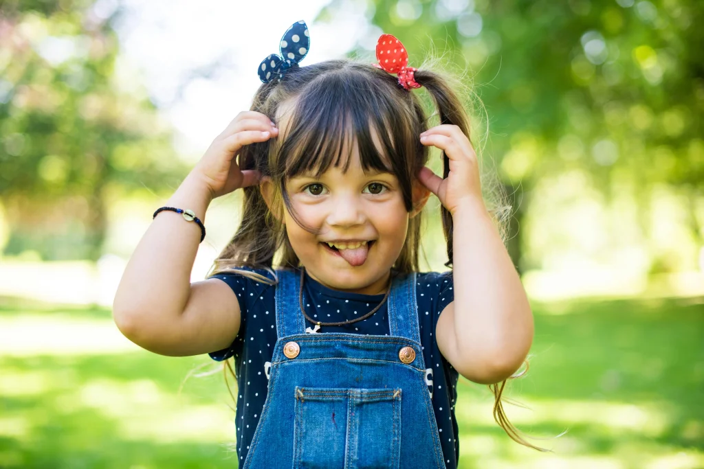 Little elegant girl portrait