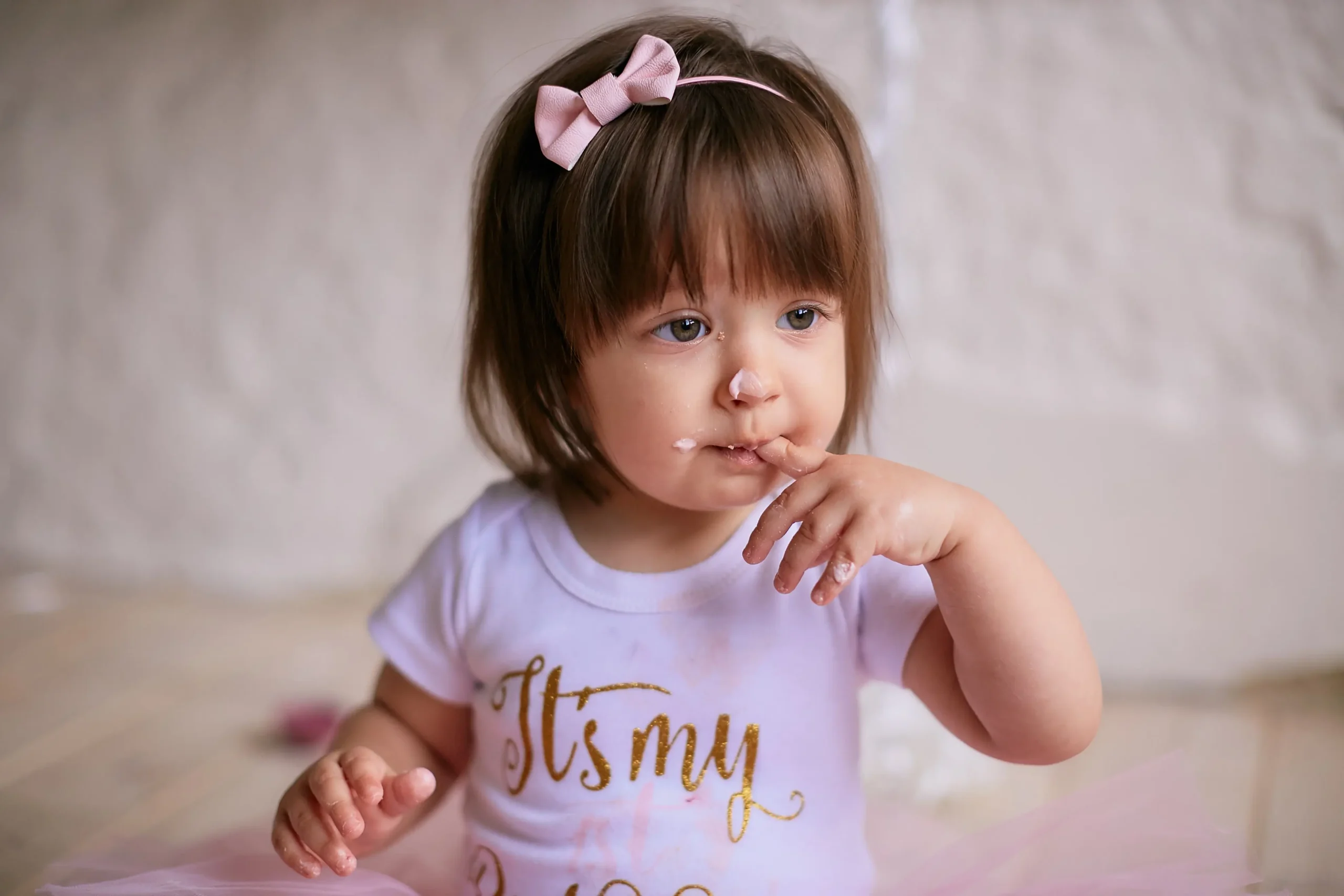 little beautiful birthday baby girl